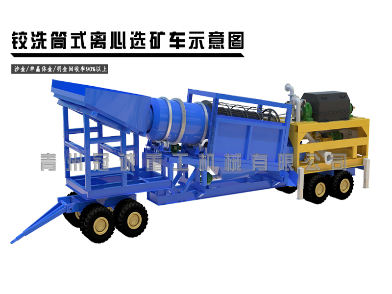 mobile gold trommel machine 