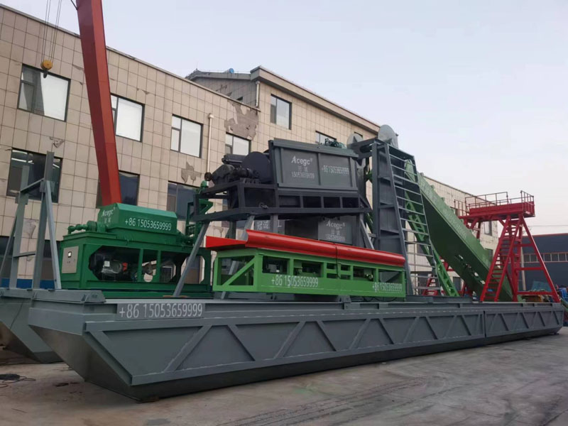 Marine sand washing and desalinating equipment