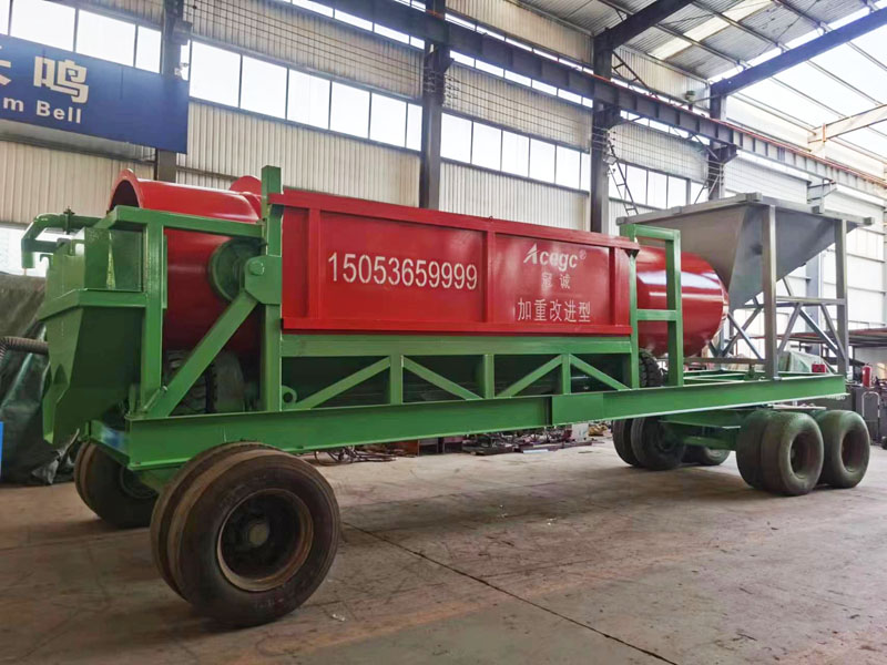 150ton/hour trommel screen classifier detail parameter